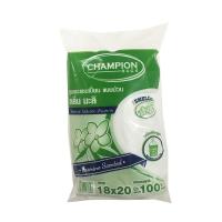 ราคา CHAMPION ถุงขยะแบบม้วน กลิ่นมะลิ 18x20/100ใบ (1158068)