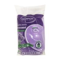 ราคา CHAMPION ถุงขยะแบบม้วน กลิ่นลาเวนเดอร์18x20/100ใบ (1158070)