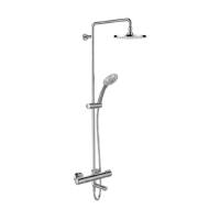 ราคา Kohler ก๊อกผสมลงอ่างอาบน้ำและยืนอาบระบบเทอร์โมสแตทติกพร้อมชุดฝักบัวสายอ่อนและชุดฝักบัวก้านแข็ง รุ่น K-32404T-7-CP