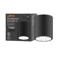 ราคา LAMPTAN DOWNLIGHT FIXTURE SURFACE 6นิ้ว กลมดำ (1196531)