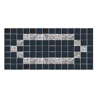 ราคา IMEX โมเสคแก้ว BORDER PLAZA BLACK 14X30CM*A (1249099)