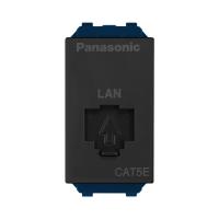 ราคา PANASONIC เต้ารับคอมพิวเตอร์ CAT5E ดำ/WEGN 2488 B (1251442)