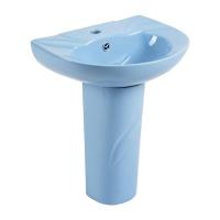 ราคา BATH&BATH BT-1661B อ่างล้างหน้าพร้อมขาตั้ง ฟ้า (1253147)