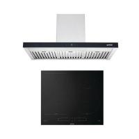 GORENJE SET เครื่องดูดควัน WHT94AXGB + เตาอินดักชั่น GI6432BSCWF