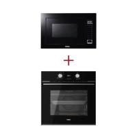ราคา TEKA ชุดเซ็ท เตาอบ HLB 8408 BK STEAM + ไมโครเวฟ MWE 259 FI BK (1284739)