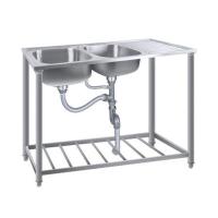 ราคา EVE (KITCHEN) ซิงค์ขาตั้ง 2 หลุม 1 ที่พัก CLASS 1200/500 (1223685)
