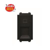 ราคา PHILIPS เต้ารับ COM LEAFSTYLE RJ45 CAT6 เทาดำ (1144326)