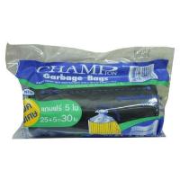 ราคา CHAMPION ถุงขยะแชมเปี้ยน(ม้วน)24X28 นิ้ว ดำ (118657)