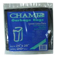 ราคา CHAMPION ถุงขยะแชมเปี้ยนดำ 24X28 นิ้ว (118661)