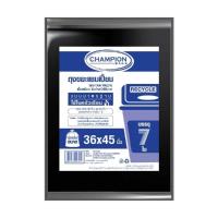 ราคา CHAMPION ถุงขยะแชมเปี้ยนสีดำขนาด 36X45 นิ้ว (7ใบ) (1130708)