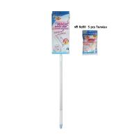 ราคา POLY BRITE ไม้ถูพื้นโพลี-ไบรท์MAGIC WAPER MOP+รีฟิล (1149267)