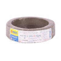 ราคา BCC สายไฟ IEC01 THW 1x2.5 SQ.MM 50M. *เทา (1170915)
