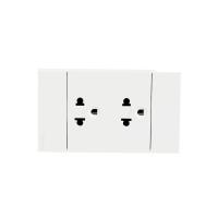 ราคา SCHNEIDER ชุดเต้ารับคู่ 3 ขา AVATARON สีขาว (1194090)