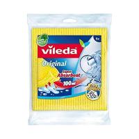 ราคา VILEDA วิเลดา ผ้าฟองน้ำอเนกประสงค์ แพ็ค 2_VL651 (1201129)