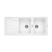 ราคา BLANCO ซิงค์แกรนิต 2 หลุม SONA8S 495.39.526*ขาว (1215412)