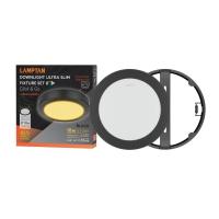 ราคา LAMPTAN LED DOWNLIGHT CLICK & GO 18W ดำ WW (1246458)