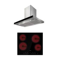ราคา TEKA SET เครื่องดูดควันLDH TC 90.1 +HOB VE 4 Q BK (1256558)