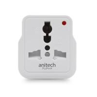 ราคา ANITECH ปลั๊กแปลงพกพา 1ช่อง H116 (1257727)