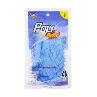 ราคา POLY BRITE ถุงมือไวนิล/ถุงมือไนไตร Poly Brite L (1258616)