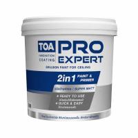 ราคา TOA สีทาฝ้า PRO EXPERT#PM888 เทา 9L (1272223)