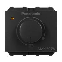 ราคา PANASONIC สวิทช์หรี่ไฟ500Wคุมหลอดไส้ WEGN 57816 ดำ (1266103)