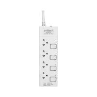 ราคา ANITECH รางปลั๊กไฟ 4ช่อง4สวิตซ์ 3M H7154 16A (1327044)