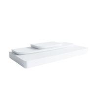 ราคา THAIDHAM หิ้งพระติดผนัง หิ้งเทพ ศรัทธา L50 สีขาว (1360016)