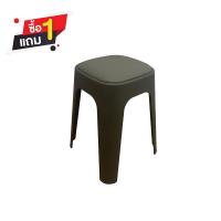 ราคา ANYHOME เก้าอี้พลาสติก AH1349 เบาะ PU สีเขียว (1297541)