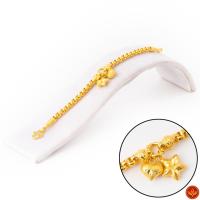 ราคา LSW สร้อยข้อมือทองคำแท้ 1 บาท (15.16 กรัม) ลายผ่าหวายห้อยกลางหัวใจดาว BF-206 (21902840226)