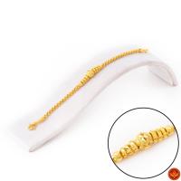 ราคา LSW สร้อยข้อมือทองคำแท้ 2 สลึง (7.58 กรัม) ลายผ่าหวายคั่นกลางประคำข้าวโพด BD-204 (14915097607)