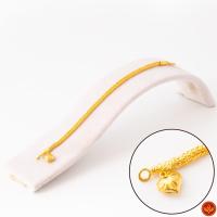 ราคา LSW สร้อยข้อมือทองคำแท้ 2 สลึง (7.58 กรัม) ลายเบนซ์ห้อยหัวใจ BD-43 (4600382827)