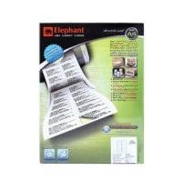 ราคา ELEPHANT ป้ายสติ๊กเกอร์เลเซอร์ ตราช้าง เบอร์ 18-046 (99x38.1mm) (148997)