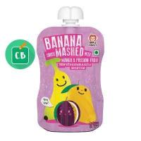 ราคา Apple Monkey กล้วยบดออร์แกนิกผสมมะม่วง และเสาวรส Organic Banana Fruit Mashed อายุ 8 เดือนขึ้นไป (413337489)