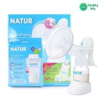 ราคา NATUR ชุดปั๊มนมแบบโยก รุ่นใหม่ 2019 ของแถมชุดใหญ่ (628682791)