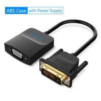 ราคา Vention DVI D เป็นตัวรับ VGA 1080P Full HD DVI ตัวผู้กับตัวแปลง VGA ตัวเมียสายวิดีโอ PS3 24 1สำหรับ Xbox จอแลปท็อปคอมพิวเตอร์แล็ปท็อปทีวี DVI D VGA (18789548989)