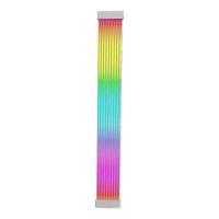 ราคา 24 Pin RGB Cable Power Supply PSU Sleeved Extension Cable 24 Pin 3x8 pin ATX RGB Cable With Diffused Neon LED Strips Super Bright PC Internal Components Motherboard Accessories gifts (18985336781)