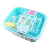ราคา Nanny ชุดที่คว่ำขวดนม พร้อมฝาครอบ เซ็ต 7 ชิ้น (13657179282)