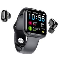 ราคา Smart Watch with Bluetooth Earbuds Wireless Earphones Fitness Tracker