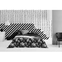 ราคา ผ้านวม Microtex Lotus รุ่น Black&White : LI-BW-03B - ผ้านวม 70"x90" (8852248520961)
