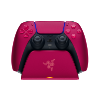 ราคา Razer Quick Charging Stand for PS5 DualSense Wireless Controller Quick Charge - Curved Cradle Design - Matches Your PS5 DualSense Wireless Controller - Red (RC21-01900300-R3M1)