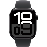 ราคา Apple Watch Series 10 GPS 42mm Jet Black Aluminium Case with Black Sport Band (MWWF3SA/A)