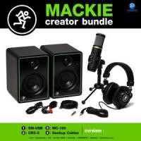 ราคา Mackie Creator Bundle | ชุดHome studio ลำโพงมอนิเตอร์ ไมค์แบบ USB และ หูฟัง