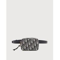 ราคา Dior Blue Dior Oblique Jacquard Belt Pouch (Belt Bags) (2429849)