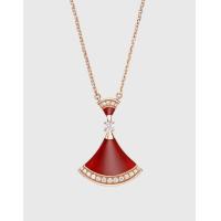 ราคา Bvlgari Divas&#x27; Dream 18K Rose Gold Diamond Carnelian Pendant Necklace (Fine Jewelry and Watches,Fine Necklaces) (2174990)