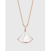 ราคา Bvlgari Divas&#x27; Dream 18K Rose Gold Diamond Mother of Pearl Pendant Necklace (Fine Jewelry and Watches,Fine Necklaces) (2174992)