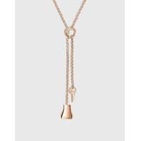 ราคา Hermès Hermès Kelly Clochette Small Model Necklace-Rose Gold (Fine Jewelry and Watches,Fine Necklaces) (2981076)