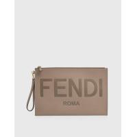ราคา Fendi Fendi Roma Flat Large Leather Pouch (Clutch Bags,Pouch) (2750856)