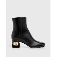 ราคา Valentino Valentino Garavani Heritage Calfskin Ankle Boot 60mm (Boots,Ankle Boots) (2835259)