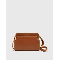 ราคา Marni Trunk Reverse Mini Leather Shoulder Bag (Shoulder bags) (3133758)