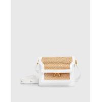 ราคา Marni Trunk Mini Raffia And Leather Crossbody Bag (Shoulder bags,Cross Body Bags) (3133767)